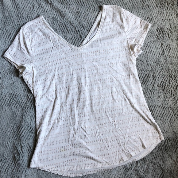 Maurices Gold and Cream Blouse - Picture 2 of 4